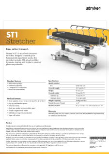 ST1 Spec Sheet