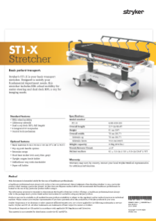 ST1-X Spec Sheet