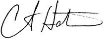 Signature of Curt Hartman