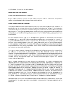 System 9 Non-Sterile Charger Software Notices and Terms and Conditions