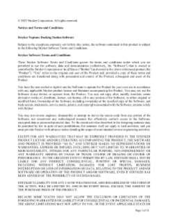Neptune Docking Station Software Notices and Terms and Conditions