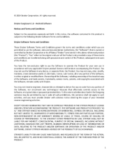 Surgicount - Android Software Notices and Terms and Conditions