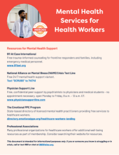 Mental Health Services