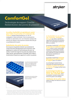 ComfortGel - spécification technique en français