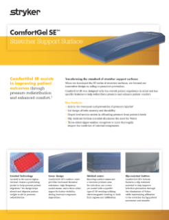 ComfortGel SE Spec Sheet