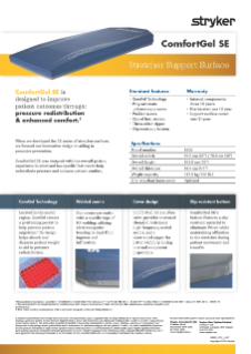 ComfortGel SE Spec Sheet.pdf