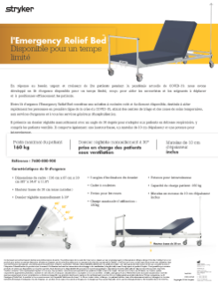 Emergency Relief Bed Spec Sheet FR.pdf