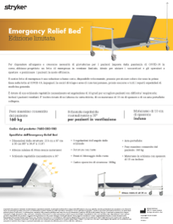 Emergency Relief Bed Spec Sheet IT.pdf
