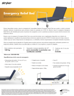 Emergency relief Bed Spec Sheet ES.pdf