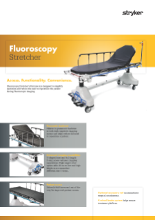 Fluoroscopy Stretcher Spec Sheet English