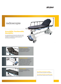 Brancard de radioscopie - spécification technique en français 