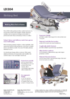 LD304 Birthing Bed Spec Sheet.pdf