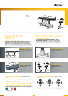 Brancard de chirurgie ophtalmologique - spécification technique FR