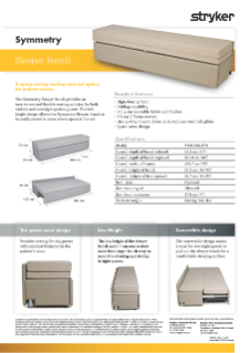 Symmetry II Sleeper Bench Spec Sheet.pdf