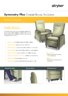 Symmetry Plus Patient Room Recliners Spec Sheet.pdf