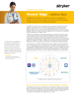 Vocera Edge - édition Epic présentation de la solution FR