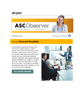 November 2020 – Making ASC Cash Flow More Flexible
