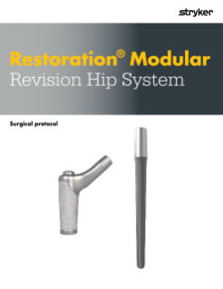Restoration Modular Revision Hip System product guide