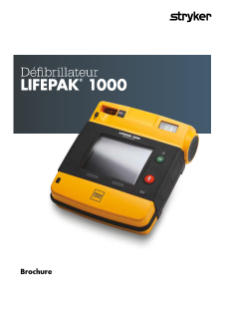 FRENCH LIFEPAK 1000 Brochure