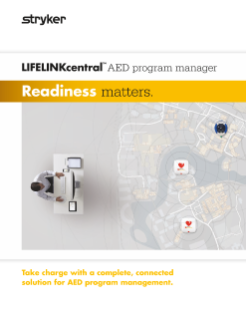 LIFELINKcentral AED program manager brochure