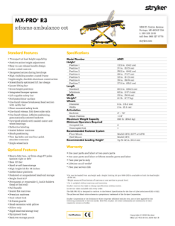 MX-PRO R3 spec sheet