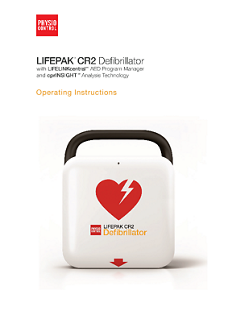 LIFEPAK CR2 AED with cprINSIGHT - Operating instructions