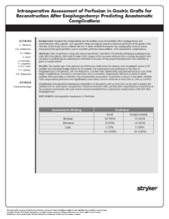 Intraoperative Assessment of Perfusion in Gastric Grafts for Reconstruction After Esophagectomy: Predicting Anastomotic Complications