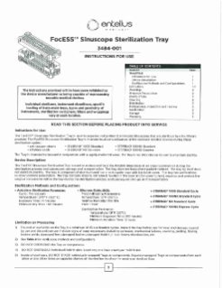 FocESS® sinuscope sterilization tray