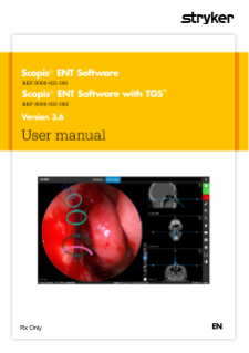 Stryker ENT Navigation system - Scopis ENT software 3.6