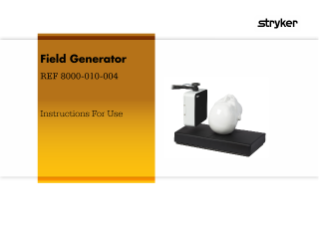 Stryker ENT Navigation system - Field Generator