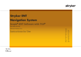 Stryker ENT Navigation System - Scopis Software