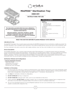 MiniFESS® sterilization tray