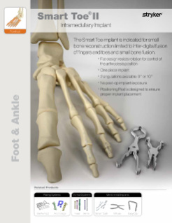 Smart Toe | One Sheet