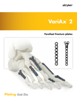 VariAx 2 | forefoot fracture plates brochure