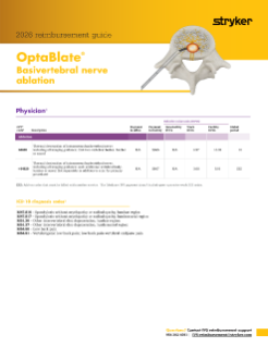 2026 IVS reimbursement guide — OptaBlate basivertebral nerve ablation