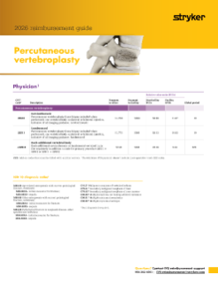 2026 IVS reimbursement guide — Percutaneous vertebroplasty