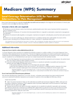 Wisconsin Physicians Services (WPS) LCD summary