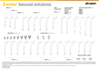 Exeter femoral solutions