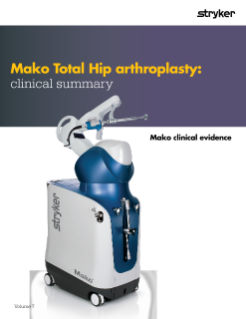Mako Total Hip arthroplasty clinical summary