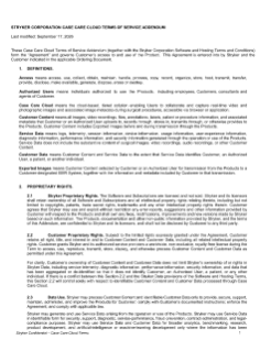 Case Care Cloud Terms