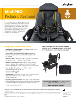 Mini-PRO pediatric restraints one-pager US-CA.pdf