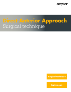 Direct Anterior Approach surgical technique