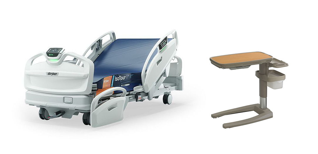 Mobília de quarto de paciente Stryker