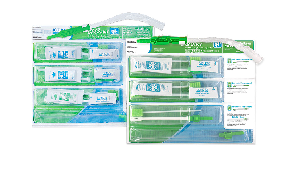 Sage oral hygiene systems for ventilated patients Stryker