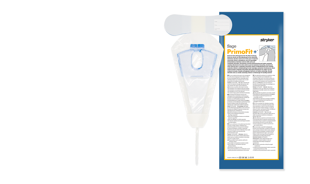 Sage PrimoFit External Urine Management for the Male Anatomy | Stryker
