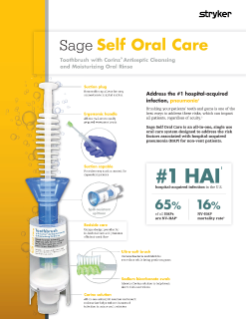 Sage Self Oral Care brochure