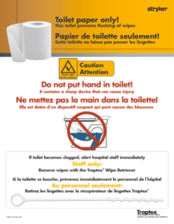 Toilet paper only poster
