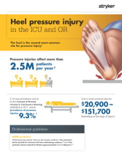 Heel pressure injury in the ICU and OR brochure