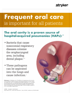 Oral care benefit poster