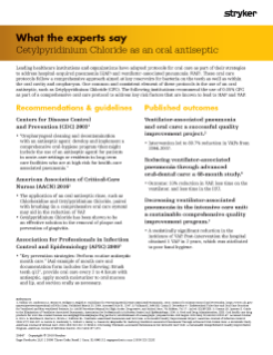 Cetylpyridinium Chloride as an oral antiseptic